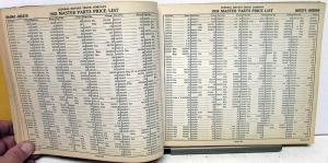 1935 GMC Truck Dealer Master Parts Price List Book Trucks Coaches Cabs Trailers