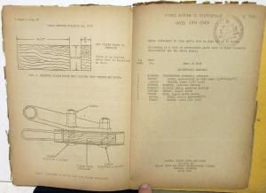 1938 GMC Truck Dealer Parts Book Catalog Model 1204 Yellow Coach Body Bus Orig