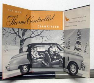 1947 Studebaker Commander Champion Climatizer Sales Brochure