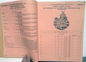 1940 GMC Truck Dealer Parts Price List Book Pickup H/D Repair Kits Gaskets GM