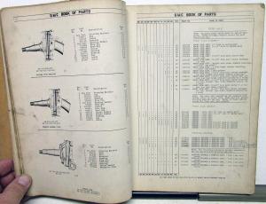 1939-1941 GMC Truck Dealer Parts Book H/D Models AC AF 500 Thru 850 GM