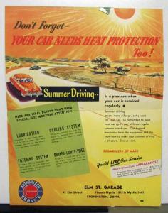 1948 Studebaker Champion Regal Deluxe Forget The Heat Sales Mailer