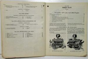 1954 Ford Passenger Car Service Shop Repair Manual Supplement