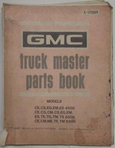 1967-1972 GMC Truck Dealer Master Parts Book Medium Duty 4500 5500 6500