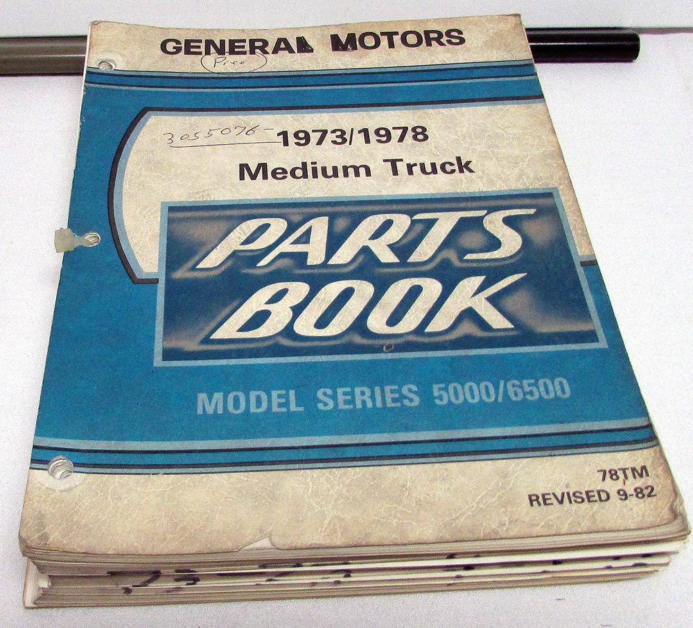 19731978 Chevrolet GMC Truck Dealer Parts Book GM Medium Duty Series