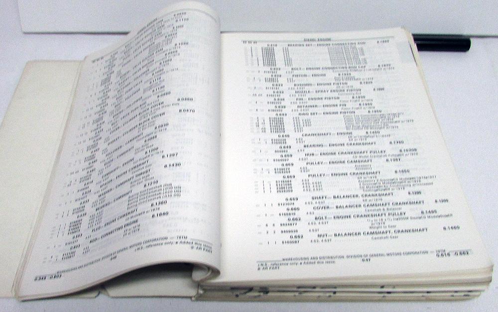 19731978 Chevrolet GMC Truck Dealer Parts Book GM Medium Duty Series