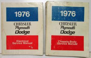 1976 Chrysler Plymouth Dodge Chassis-Body & Electrical Service Manuals Charger