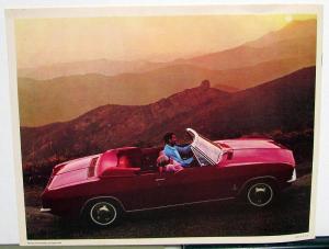 1965 Chevrolet Corvair Corsa Monza 500 Color Sales Brochure ORIGINAL