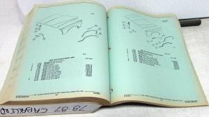 1978-1987 GMC Truck Dealer Parts Book Catalog Caballero Text & Illustration GM