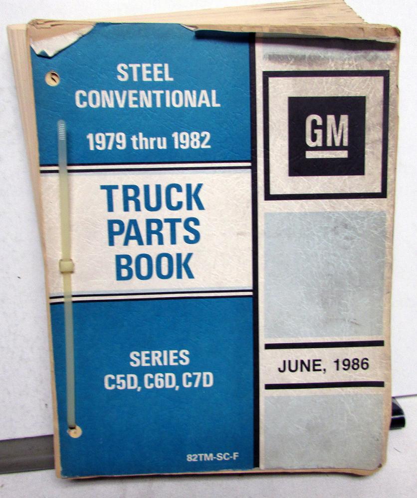 1979-1982 GMC Chevy Truck Dealer Parts Book Catalog Medium Duty C5D C6D C7D GM
