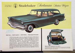 1958 Studebaker Scotsman Station Wagon Sales Brochure & Specifications
