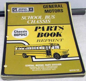1979-1980 GMC Chevrolet Truck Parts Book Medium Duty School Bus Chassis GM