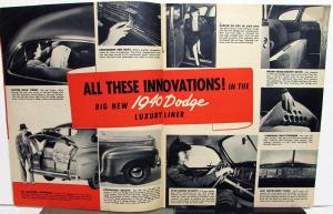1939 1940 Dodge News Vol 5 No 4 Preview Luxury Liner Issue Original