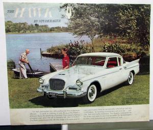1960 Studebaker Hawk Sales Brochure And Data Sheet