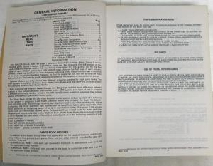 1984-1987 GMC Chevrolet Medium Steel Tilt Truck Parts/Illustration Book Catalog