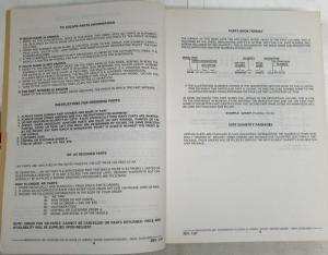 1984-1987 GMC Chevrolet Medium Steel Tilt Truck Parts/Illustration Book Catalog