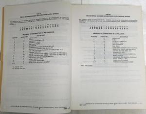 1984-1987 GMC Chevrolet Medium Steel Tilt Truck Parts/Illustration Book Catalog