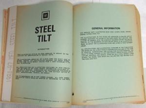 1984-1987 GMC Chevrolet Medium Steel Tilt Truck Parts/Illustration Book Catalog