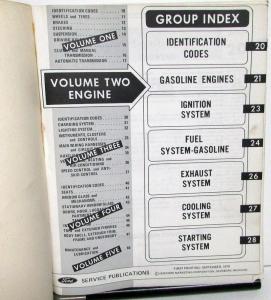 1971 Ford Lincoln Mercury Car Shop Manual Set Mustang T-Bird Mark III Cougar