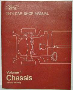 1974 Ford Lincoln Mercury Service Shop Manual Set Mustang Torino Ranchero