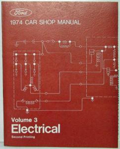 1974 Ford Lincoln Mercury Service Shop Manual Set Mustang Torino Ranchero