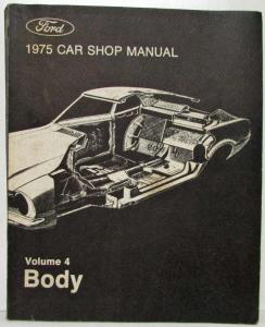 1975 Ford Lincoln Mercury Service Shop Manual Set Mustang Ranchero Cougar MarkIV