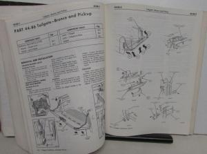 1975 Ford Truck Service Shop Manual Set F-100 250 350 F-600 C-750 Pickup Van