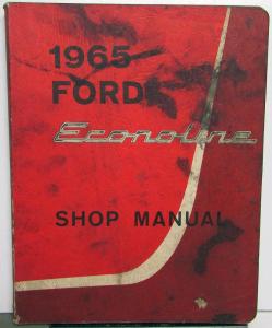 1965 Ford Econoline Shop Service Manual Original Falcon Station Bus Club Wagon