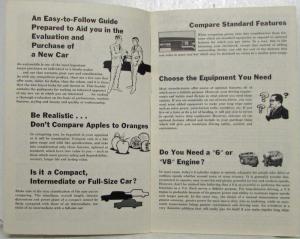 1965 Studebaker Commander New Car Buying Guide Sales Brochure With Comparisons