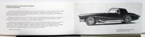 1972 Stutz Blackhawk Limited Production Sales Folder Brochure Original