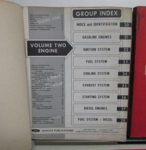 1970 Ford Truck Shop Service Manual Set Original Pickup Bronco Econoline 70