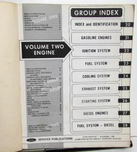 1970 Ford Truck Shop Service Manual Set Original Pickup Bronco Econoline 70