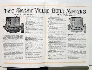 1927 Velie 60 50 Sedan Coupe Long Life Sales Brochure