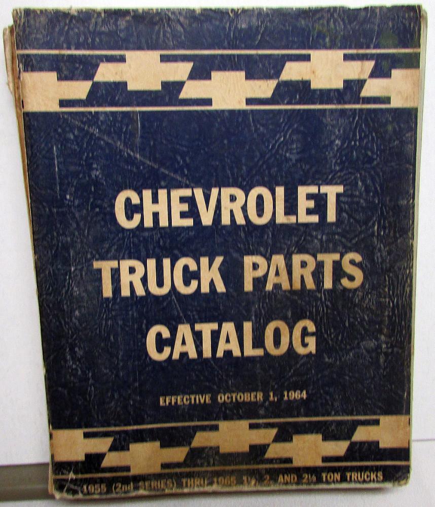 1955-1965 Chevrolet Truck Dealer Parts Book Catalog Medium Duty 11/2 2 21/2 Ton