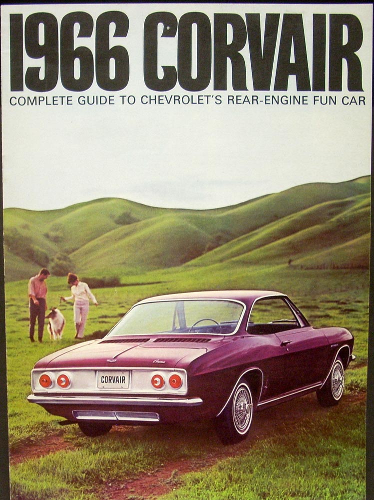 1966 Chevrolet Corvair Complete Guide Brochure ORIGINAL Rear Engine FUN Car