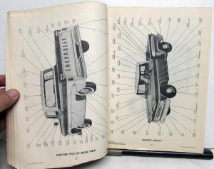 1960 Chevrolet Parts Catalog and Price Book Supplement 1/2 - 2 1/2 Ton Truck