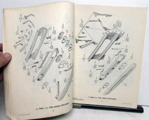 1960 Chevrolet Parts Catalog and Price Book Supplement 1/2 - 2 1/2 Ton Truck