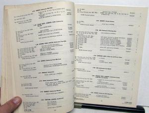 1960 Chevrolet Parts Catalog and Price Book Supplement 1/2 - 2 1/2 Ton Truck