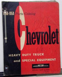 1956-1959 Chevrolet Dealer Heavy Duty Truck & Special Equipment Parts Catalog