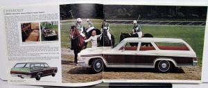 1966 Chevrolet Wagon Sportvan Chevelle Chevy II Caprice Sales Brochure Original