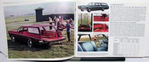 1966 Chevrolet Wagon Sportvan Chevelle Chevy II Caprice Sales Brochure Original