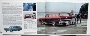 1966 Chevrolet Wagon Sportvan Chevelle Chevy II Caprice Sales Brochure Original