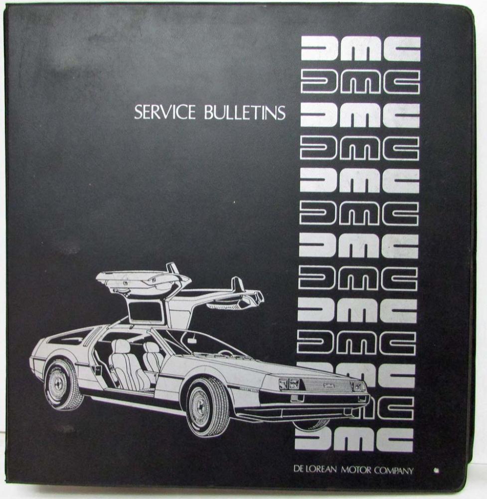 1981-1983 DeLorean DMC-12 Technical Service Manual