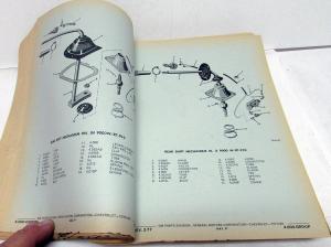 1970-1972 Chevrolet Truck Dealer Parts Catalog Book Heavy Duty Series 90000 H/D