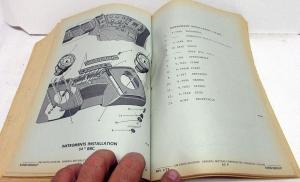 1970-1972 Chevrolet Truck Dealer Parts Catalog Book Heavy Duty Series 90000 H/D