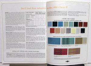 1966 Chevrolet Chevy II 100 Nova Super Sport Color Dealer Sale Brochure ORIGINAL