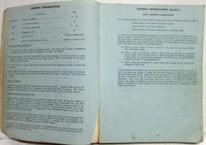 1966-1972 Chevrolet Truck Dealer Parts Catalog Book H/D Series 70000 80000