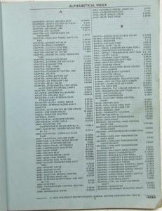 1966-1972 Chevrolet Truck Dealer Parts Catalog Book H/D Series 70000 80000