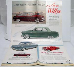 1952 Willys Aero Ace Wing Setting A Fresh Pattern Brochure & Specifications