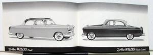 1954 Willys Aero Ace Eagle Lark Station Wagon Sales Brochure Original